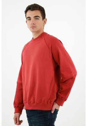 Tennis Buzo Con Raqueta Bordada Rojo Para Hombre