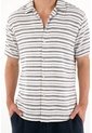 Tennis Camisa Tipo Bowling Preteñida A Rayas Para Hombre de Tennis