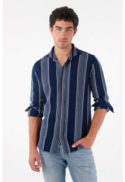 Tennis Camisa Manga Larga Con Raqueta Para Hombre