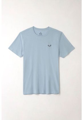 Tennis Camiseta Básica Azul Para Hombre