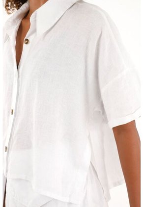 Tennis Camisa Crudo En Lino 100% Para Mujer