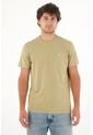 Camiseta En Tela Piqué Verde Para Hombre de Tennis
