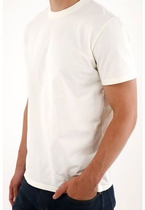 Tennis Camiseta Manga Corta En Tela Jersey Crudo Para Hombre