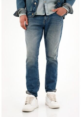 Tennis Jean Classic Tiro Medio Azul Para Hombre Tennis