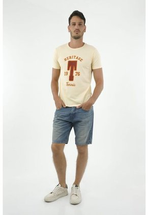 Camiseta Amarilla Para Hombre