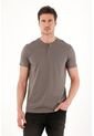 Tennis Camiseta De Cuello Neru Gris Para Hombre de Tennis
