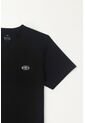 Tennis Camiseta Básica Manga Corta Negra Para Hombre de Tennis