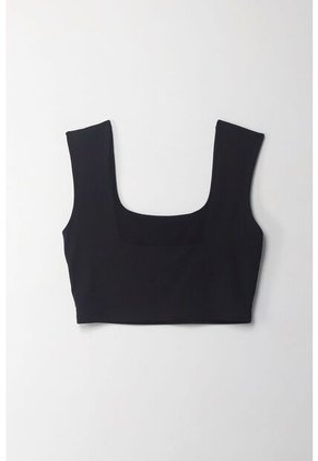 Tennis Camiseta Crop Manga Sisa Negra Para Mujer