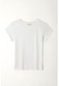 Tennis Camiseta Manga Corta Blanca Para Mujer de Tennis