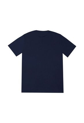 Tennis Camiseta Azul Con Estampado Frontal Para Hombre