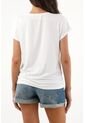 Tennis Camiseta Manga Corta Blanca Para Mujer de Tennis