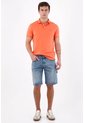 Tennis Bermuda Regular Fit Con Bolsillo Cargo Lateral De Algodón Azul Denim Claro Para Hombre de Tennis