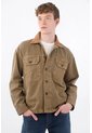Tennis Chaqueta Con Cuello Texturizado En Algodón Kaki Para Hombre de Tennis