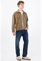 Tennis Chaqueta Con Cuello Texturizado En Algodón Kaki Para Hombre de Tennis
