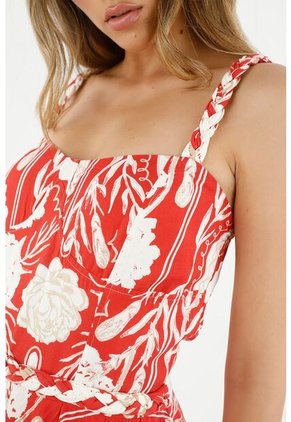 Vestido Largo Estampado Para Mujer