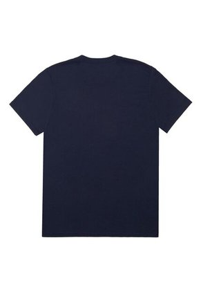 Tennis Camiseta Básica Estampada Azul Para Hombre