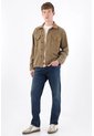 Tennis Chaqueta Con Cuello Texturizado En Algodón Kaki Para Hombre de Tennis