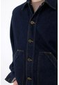 Tennis Chaqueta Fit Relajado Con Bolsillo Angular En Denim Para Hombre de Tennis