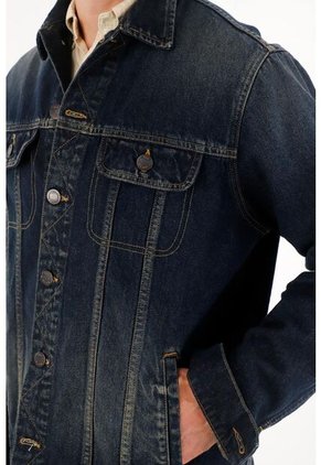 Tennis Abrigo Tipo Trucker Azul Para Hombre