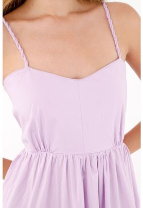 Vestido Largo De Tiras Morado Para Mujer