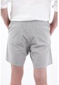 Tennis Bermuda Chino Fit Recto Con Micro Rayas Verticales En Algodón Gris Para Hombre de Tennis