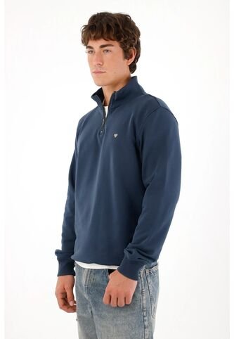 Tennis Buzo De Cuello Alto Azul Para Hombre Tennis