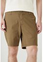 Tennis Bermuda Clásica Regular Con Bolsillos De Ojal En Algodón Caqui Para Hombre de Tennis