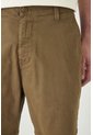 Tennis Bermuda Clásica Regular Con Bolsillos De Ojal En Algodón Caqui Para Hombre de Tennis