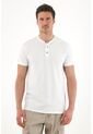 Tennis Camiseta De Cuello Neru Blanca Para Hombre de Tennis
