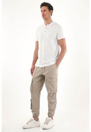 Tennis Camiseta De Cuello Neru Blanca Para Hombre