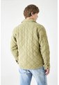 Tennis Chaqueta Fit Relajado Con Acolchado De Rombos En Verde Oliva Para Hombre de Tennis