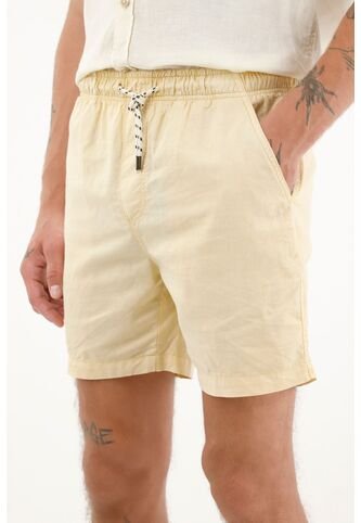 Bermuda Amarilla Con Cordón Ajustable Para Hombre Tennis