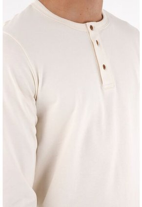 Tennis Camiseta De Manga Larga Crudo Para Hombre