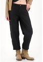 Tennis Pantalón Horseshoe Tiro Medio Negro Para Mujer de Tennis