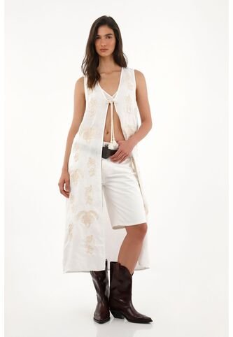 Tennis Bermuda Larga En Denim Crudo Para Mujer Tennis