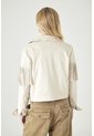 Tennis Chaqueta Corta Con Flecos Y Mini Tachas En Beige Para Mujer de Tennis