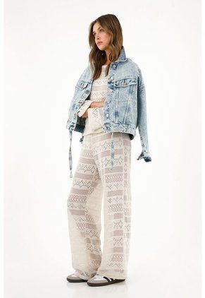 Tennis Buzo Crudo Con Diseño Tipo Crochet Para Mujer