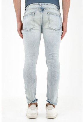 Tennis Jean Skinny Azul Tono Claro Para Hombre