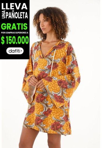 Vestido Estampado Corto Para Mujer Tennis