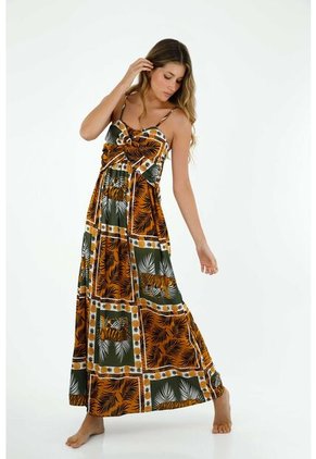 Vestido Amarillo Para Mujer