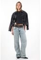 Tennis Chaqueta En Black Denim Tipo Globo Para Mujer de Tennis