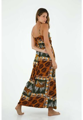 Vestido Amarillo Para Mujer