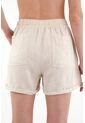 Bermuda En Lino Crudo Para Mujer de Tennis