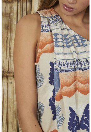 Vestido Azul Para Mujer