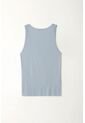 Tennis Camiseta Manga Sisa Azul Para Mujer de Tennis