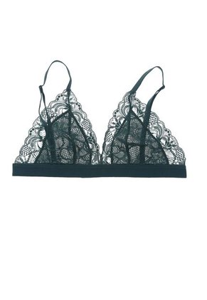 Top Verde De Encaje Para Mujer