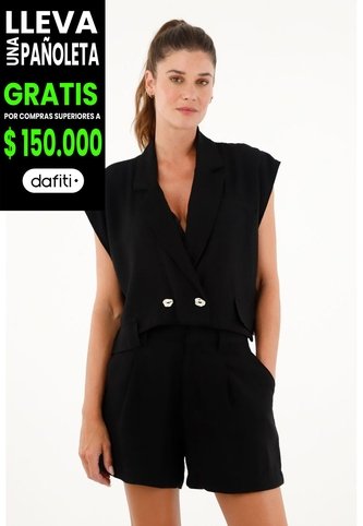 Tennis Bermuda Negra De Tiro Alto Para Mujer Tennis