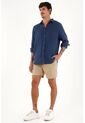 Tennis Camisa Azul Manga Larga Para Hombre de Tennis