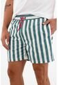 Tennis Pantaloneta De Baño Con Estampada A Rayas Para Hombre de Tennis