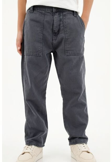 Pantalón Carpenter Gris Para Niño